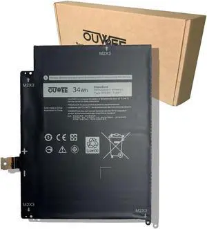 OUWEE YX0XH Laptop Battery Compatible with Dell Latitude 7285 2-in-1 Series Notebook Screen Battery 0YX0XH OWYCVV 0WYCVV C668F 0C668F 7.6V 34Wh 4250mAh