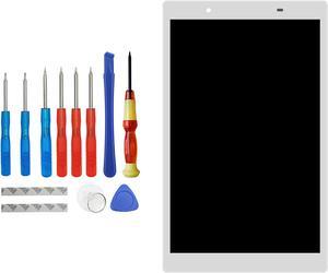 Vvsialeek Replacement Tablet Screen Compatible with Lenovo Tab 4 8" TB-8704V 4 8" TB-8504F TB-8304F TB-8304F1 ZA2B0009US with Toolkit (White)