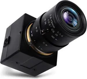 SVPRO 1080P HD Webcam with Zoom Lens 2.8-12mm Manual Focus Camera 30fps/60fps/100pfs High Definition USB Camera UVC Free Drive for PC & Laptop