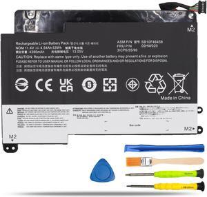 RHKRKQN 00HW020 53Wh Laptop Battery Replacement for Lenovo ThinkPad Yoga 460 20EL 20EM P40 Yoga 20GQ 20GR Yoga 14 20FY 20DM000VUS 20FY0002US S3 Yoga 14 Series Notebook SB10F46458 SB10F46459 00HW021