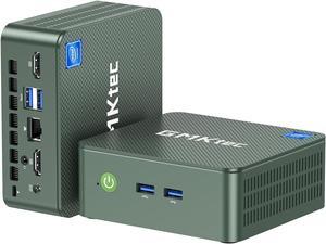 GMKtec Mini PC N100, G3 Intel Alder Lake N100 (3.4GHz) Windows 11 Pro, 16GB DDR4 RAM 1TB PCIe M.2 SSD, Desktop Computer 4K HDMI/4x USB3.2/WiFi 6/BT5.2/RJ45 Ethernet