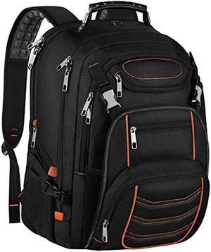 SINVICKO 18.4 Inch Laptop Backpack, Orange, Men's
