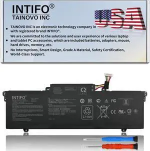 INTIFO 63Wh C31N1914 Laptop Battery Compatible with Asus ZenBook UX425QA UX425UG UM425QA UM425UAZ UX435EA UX435EAL UX435EG UX435EGL ExpertBook B5 Flip B5402FBA B7 Flip B7402FEA Series