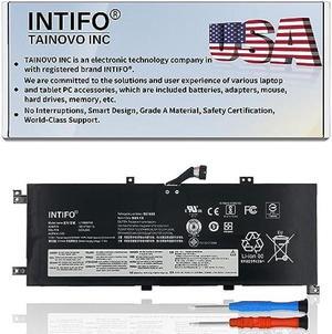 INTIFO 46Wh L18M4P90 Laptop Battery Compatible with Lenovo ThinkPad L13 Yoga Series Notebook L18C4P90 L18D4P90 02DL030 02DL031 02DL032 SB10T83119 SB10T83120 SB10T83121 [15.36V 46Wh 4-Cell]