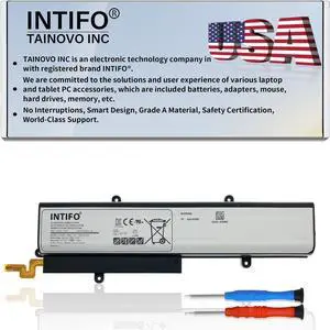 INTIFO 64.64Wh EB-BT670ABA Laptop Battery Compatible with Samsung Galaxy View 18.4" SM-T670 Series Notebook EB-BT670ABE AA2JA25BS AA2GB07BS AA1GA12BS AA2GC21BS GH43-04548A [11.34V 5700mAh 6-Cell]