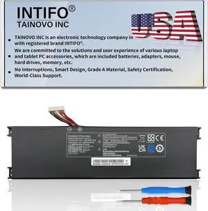 INTIFO 46.74Wh PF4WN-03-17-3S1P-0 Laptop Battery Compatible with Walmart Motile M142 HPFS01 HPFS02 KINGBOOK U43E1 U43S1 U45A1 U45A2 U45E1 U45S1 U47S2 U47T1 Mechrevo S1 S2 Air PF4WN-00-13-3S1P-0