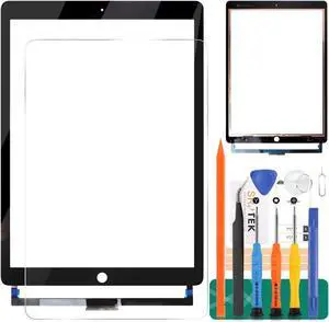 for iPad Pro 12.9 Screen Replacement A1670 for iPad Pro 12.9 2017 Screen Replacement for iPad Pro 12.9 2nd Gen Digitizer Touch Screen Replacement A1671 A1821 (No LCD Display) (Black)