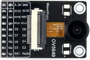 waveshare OV5640 Camera Board (B) Image Sensor Module 5 Megapixel (2592x1944) Fisheye Lens to Achieve 170 Degree Diagonal