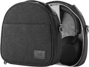 Geekria Headphones Pouch Compatible with Sony WH-1000XM5, WH-1000XM4, WH-XB910N, XB900N, WH-CH710N, WH-CH520 Case, Replacement Protective Travel Carrying Bag with Cable Storage (Grey)