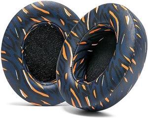WC Wicked Cushions Replacement Ear Pads for Beats Studio 2 & 3 (B0501, B0500) Wired & Wireless | Does NOT Fit Beats Solo | Softer PU Leather, Enhanced Foam & Stronger Adhesive | Navy Tiger