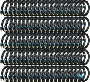 HDMI Cable 4K Ultra HD 3 Foot (100 Pack) Nylon Braided HDMI 2.0 Cable, High Speed 18Gbps 4K60Hz HDR, 3D, 2160p, 1080p, HDCP 2.2, ARC, HDMI Cables for Monitors, HDTV