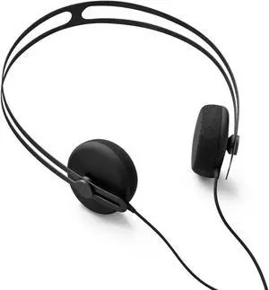 AIAIAI Tracks Lightweight Headphone with Microphone and 3.5mm Plug, Black