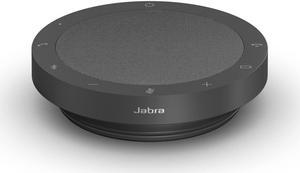 Jabra Speak2 55 Wireless Bluetooth Speakerphone - Portable Speaker with 4 Noise-Cancelling Mics, 50mm Full-Range Speakers & Wideband Audio - Certified Microsoft Teams Speaker - Dark Grey