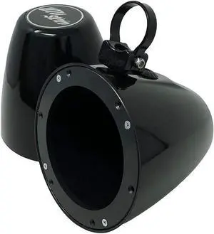 UTV Stereo 6.5" Speaker Roll Cage Speaker Pods - Mounts to UTV Roll Bar Fits Polaris RZR, Can Am X3 and More (2.00")