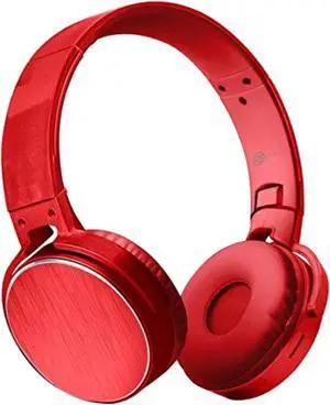 Deejay LED BYTECH Bluetooth Headphones, Red (BCAUBO170RD)