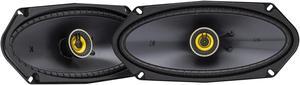 KICKER 50CSC4104-4x10 Drop-in Coaxial Speakers, Pair, 4-Ohm