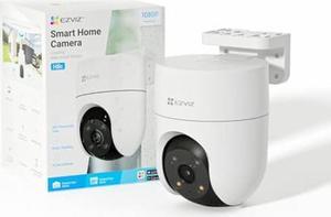 EZVIZ 360deg Security Camera Outdoor with Auto-Tracking, WiFi Surveillance Camera for Home Security, Human/Motion Detection, Color Night Vision, Two-Way Talk, Waterproof, Alexa/Google | H8C 2MP