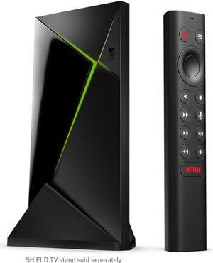 NVIDIA SHIELD Android TV Pro Streaming Media Player; 4K HDR movies, live sports, Dolby Vision-Atmos, AI-enhanced upscaling, GeForce NOW cloud gaming, Google Assistant Built-In, Works with Alexa