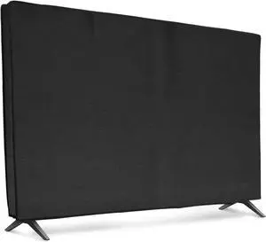 kwmobile Dust Cover for 49-50" TV - Fabric Case TV Protector for Indoor Flat Screen TVs - Black