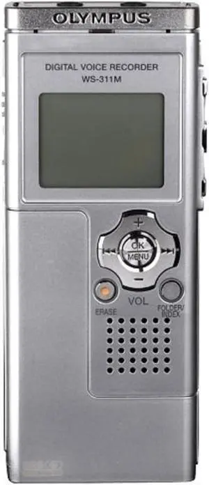 OM Digital Solutions WS-311M Digital Voice Recorder and WMA Music Player