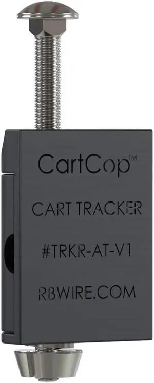 R&B Wire CartCop Laundry Cart Tracking Mount for AirTag, Anti-Tamper Design, 4 Pack