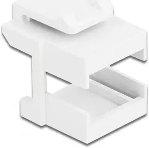 5er Link Technology Wall Plate LC/SC Fiber Optic Optical Keystone Jack Coupler Insert (Coupler not Included) (Pack of 48)