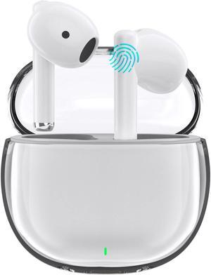 ACAGET Wireless Earbuds for Samsung Galaxy S24 Ultra S23 FE S22 S21, Sports Earphones Touch Control Bluetooth Headphones with Over Ear Earhooks Built-in Mic Headset for iPhone 15 Pro Max 14 13 12 XR