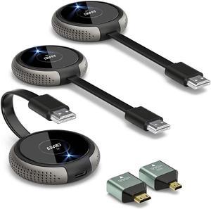 AIMIBO Wireless HDMI Transmitter and Receiver Kit 4K and 1 Transmitter, Streaming Video/Audio to Monitor, Projector, HDTV, Wireless HDMI Extender 165FT/50M Long Range for Laptop, Camera, PS5, Phone