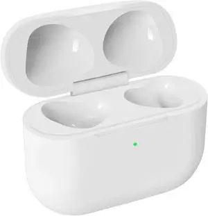 Compatible for AirPods 3rd Generation Charging Case, Wireless Charger Replacement Case for AirPods Case 3rd Gen with Bluetooth Pairing Sync Button, White(Replacement A2566)