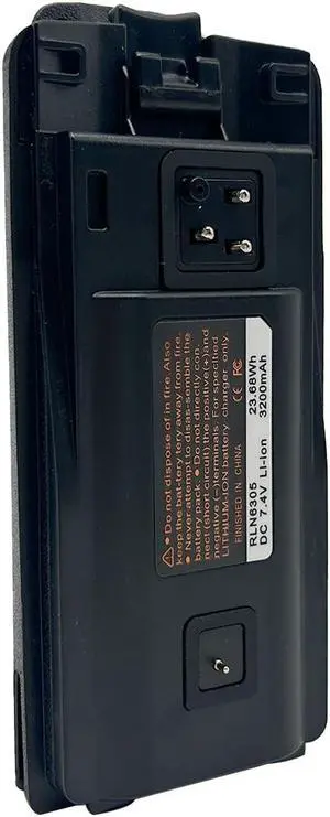 Amazingxiax RLN6305 3200mAh Li-ion Battery Compatible with CP110 RDM2070D RDU2020 RDU2080D RDU4100 RDU4160D RDV2020 RDV5100 RDM2020 RDM2050 Radio