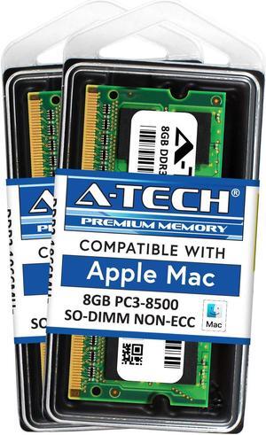 A-Tech 16GB Kit (2x8GB) RAM for Apple Mac mini Mid 2010 | DDR3 1066MHz / 1067MHz SODIMM PC3-8500 204-Pin Max Memory Upgrade