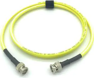 AV-Cables 10ft 3G/6G HD SDI BNC Cable Belden 1505A RG59 - Yellow (10ft)