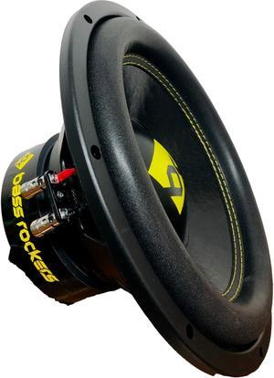 Bass Rockers 12" 1200W/ 600W RMS Dual 4 Ohm Car Audio Stereo Sub Subwoofer for Amplifiers Amps