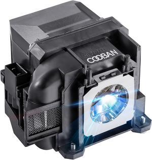 COOBAN ELPLP87 /V13H010L87 Replacement Projector Lamp Bulb with Housing for Epson PowerLite 535W /PowerLite 530 /PowerLite 525W /PowerLite 520 536Wi EB-536Wi EB-530 EB-2040 EB-2040W EB-2140W Projector