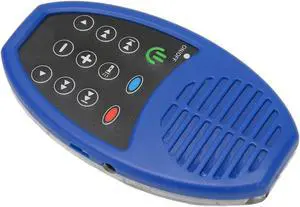 Cuifati Portable Bible Player,Solar Charging Portable Electronic Bible Reader,Audio Bible Player with LED Light for Bible Listener (Blue)