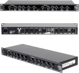 234XL Crossover, 2/3 Way Mono Electronic Crossover, 4 Way Crossover with Power Cord for Outdoor Stage Performance