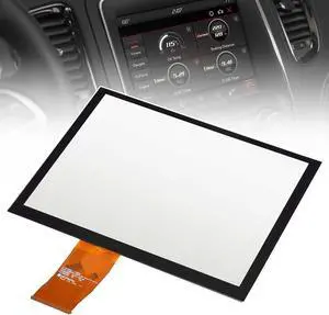 8.4" Uconnect Touch Screen Digitizer Compatible with Ram 1500 2500 3500 Chrysler Dodge Durango Challenger Grand Cherokee Wrangler 2017 2018 2019 2020 Radio Navigation Replace # LA084X01(SL)(01)
