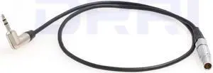 DRRI 3.5mm TRS to 6-Pin Cable for DXA-RED to ARRI Alexa Mini LF Camera (Straight 6P-3.5mm)