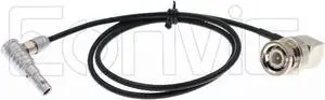 Eonvic Red Epic Sync Time Code Cable Right Angle 00b 4 Pin to BNC