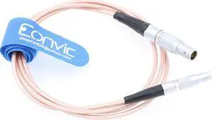 Eonvic 5pin Male to 4pin Time Code Cable RED Epic Camera Ambient Lockit Box
