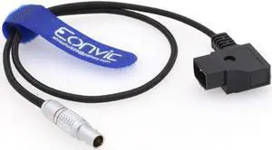 Eonvic Anton D-TAP to 2 Pin Flexible Cable for ARRI,RED,Teradek Bolt 500 XT, Paralinx Preston Transvideo Offhollywood Switronix Panasonic,Vaxis/SmallHD 703 & 503 Camera Monitor