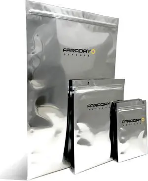 Faraday Defense 5pc Kit NEST-Z Faraday Bag EMP/Solar-Flare Prepper Ultra Thick - Military Grade Design, Superior Shielding Performance, Phones - Radios - Hard Drives - Tablets - Laptops Made in USA