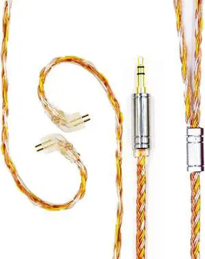 FEDAI 16 Cores TFZ Cable, Silver Plated Copper IEM Cable Earphones Replacement Cable with 3.5mm Plug for HD414 HD650 HD600 HD580 HD25 (TFZ 3.5mm).
