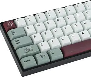 iTastatur Mist Keycaps PBT Dye-Sublimation XDA Profile English Custom Keycaps 60 Percent ANSI US Layout for 61 64 68 87 104 108 Mechanical Keyboard(Mist)