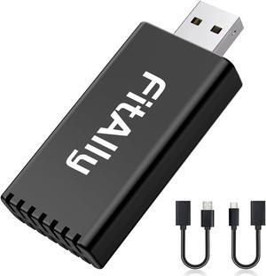 FitAlly Wireless CarPlay Adapter Apple,Plug & Play Carplay Wireless Adapter, USB-C & USB-A Cables,Dongle Converts Wired Carplay to Wireless for Factory Wired Cars from 2016+ & iPhone iOS 10+