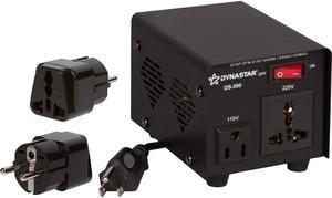 Dynastar Step Up & Step Down Voltage Converter and Transformer, 110-220 to 220-240 Volts; Heavy Duty, Extra Durable Lifetime Coil, 5-Year-Warranty, 300 Watts