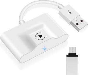ISIX Wireless CarPlay Adapter, CarPlay Dongle for Factory Wired CarPlay Cars, Convert Wired to Wireless CarPlay, Plug & Play Auto Connect No Delay Online Update for Cars Year 2016-2023