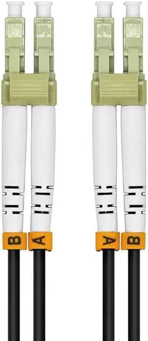 Jeirdus 30Meters 100FT LC to LC 10G OM3 Outdoor Armored Duplex 50/125 Fiber Optic Cable Jumper Optical Patch Cord Multimode 30M LC-LC