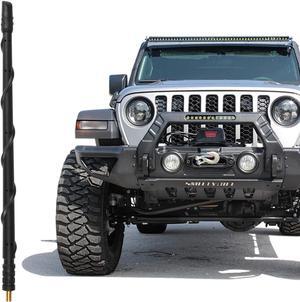 KSaAuto 13 Inch Antenna 2007-2024 Jeep Wrangler Gladiator Accessories, Jeep Sahara Rubicon Sport Willys 4xe Mojave JL JK JLU JKU JT Car Radio Antenna Replacement