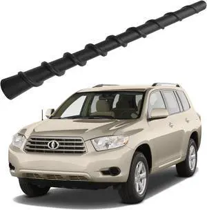 Antenna for Toyota Highlander (2001-2013), Toyota Celica (2000-2005), MR2 (2000-2005), Sienna (1998-2014), 7 Inch Spiral Flexible Car FM AM Antenna Replacement Accessories